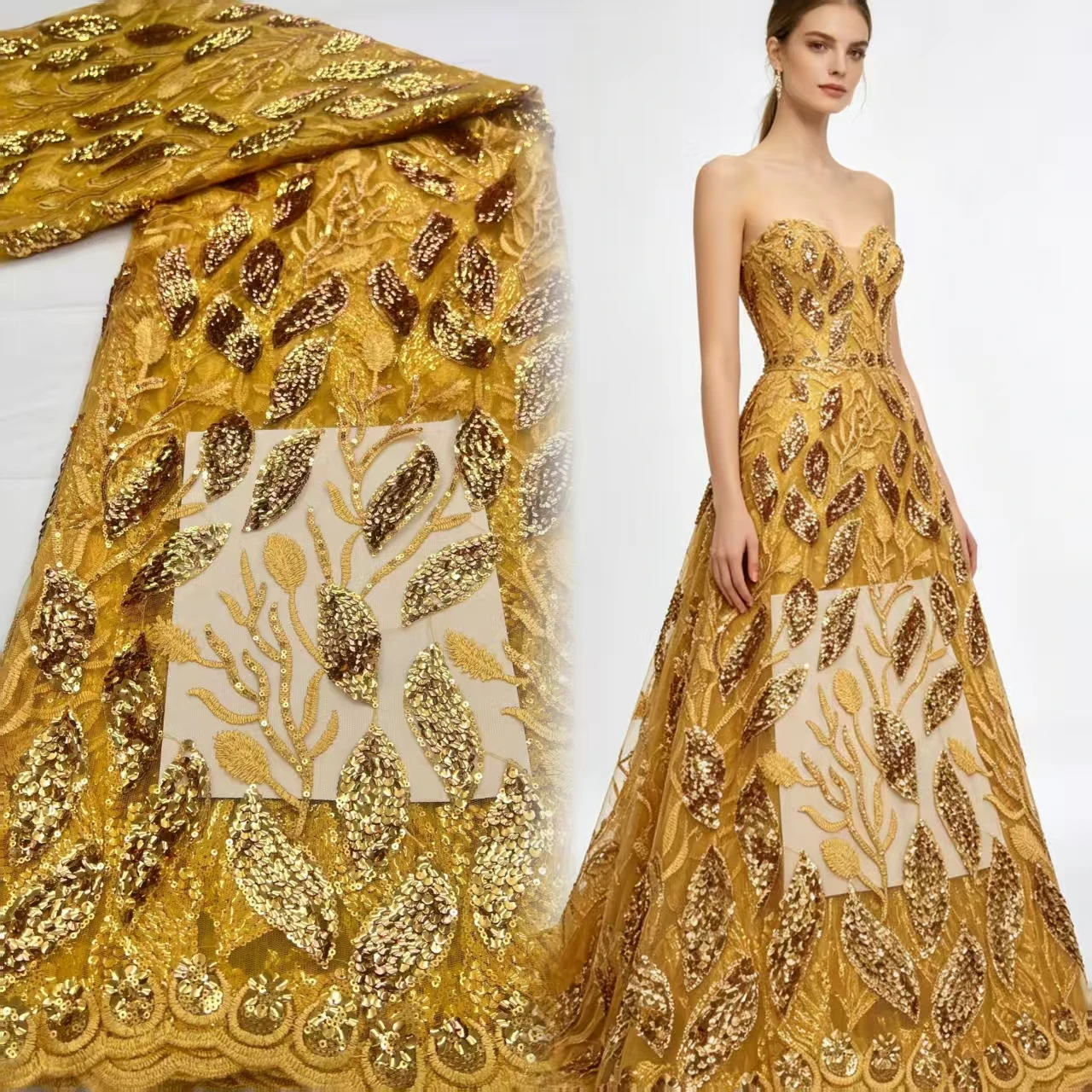 african-sequins-beads-lace-fabric-2026-premium-quality-bright-nigerian-sequined-lace-fabric-wedding-gown-sewing-material-5-yards