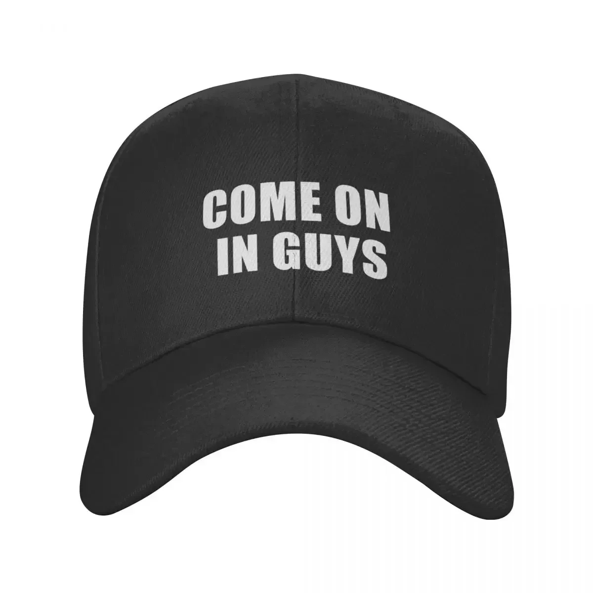 Бейсбольная кепка Come On In Guys (черная) Wild Ball Hat модные мужские шапки женские