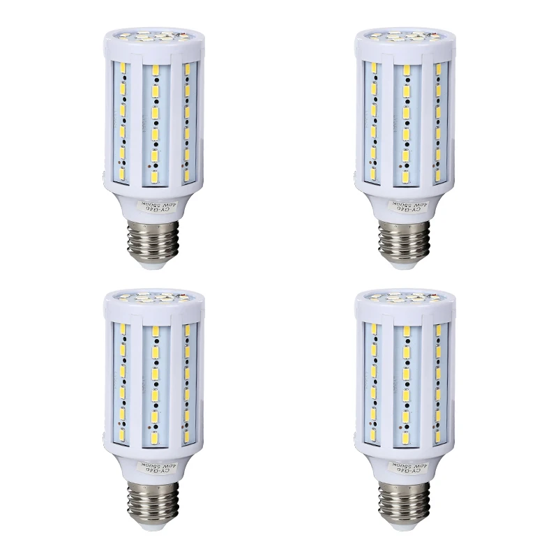 4pcs High Bright Photography Lighting Bulbs for Photo Studio Daylight LED 20W 6000-6500K 110V-220V Photographic Lamps