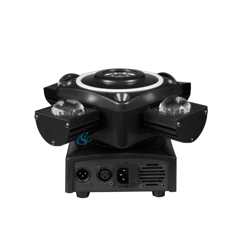 Imagem -04 - Led Four Arms Moving Head Strobe Laser Light Colorido Bee Eyes Iluminação de Palco dj Festa Show Boate Bar Dmx512 90w