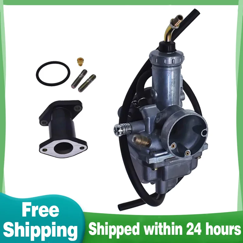 Carburetor & Intake Manifold Boot for Yamaha Breeze Grizzly 125 YFA125 YFM125 New YFM225 YFB250
