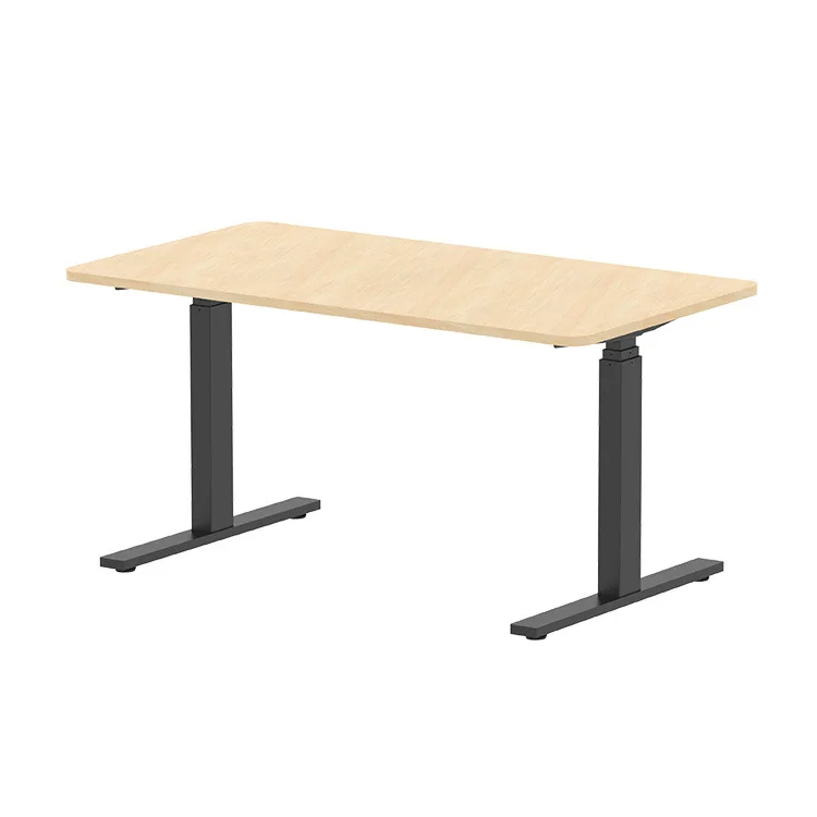 

Solid wood simple desk, adjustable beam, home computer desk