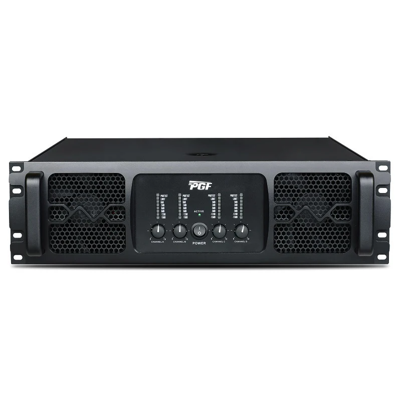 

Good Sell 3U 4*1100W Professional Power Amplifier 4 Channel Class H Stereo High Powerful Stage Performance Subwoofer Amplifier