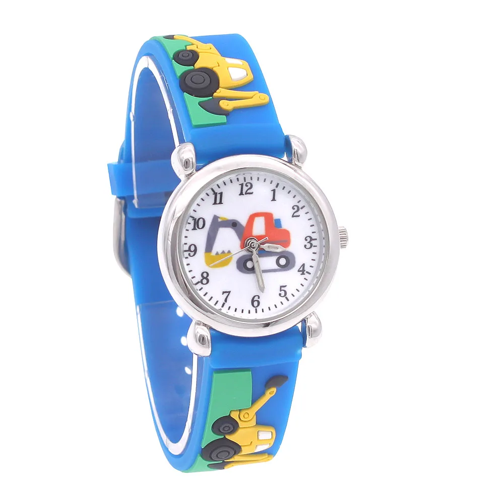 New Fashion Cartoon Watches Toys Children's Electronic Casual Watch Leather Strap Boys Girl Quartz Watch Kids Gift Boy Gifts