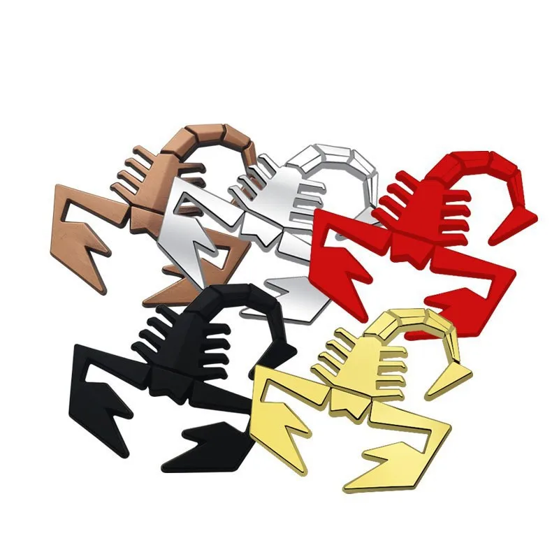 Emblema Adesivo para Porta-Malas Traseiro de Carro Fiat Scorpion Punto Idea LINEA Uno 124 Spider 500 500L 500X Panda MOBI TIPO TORO