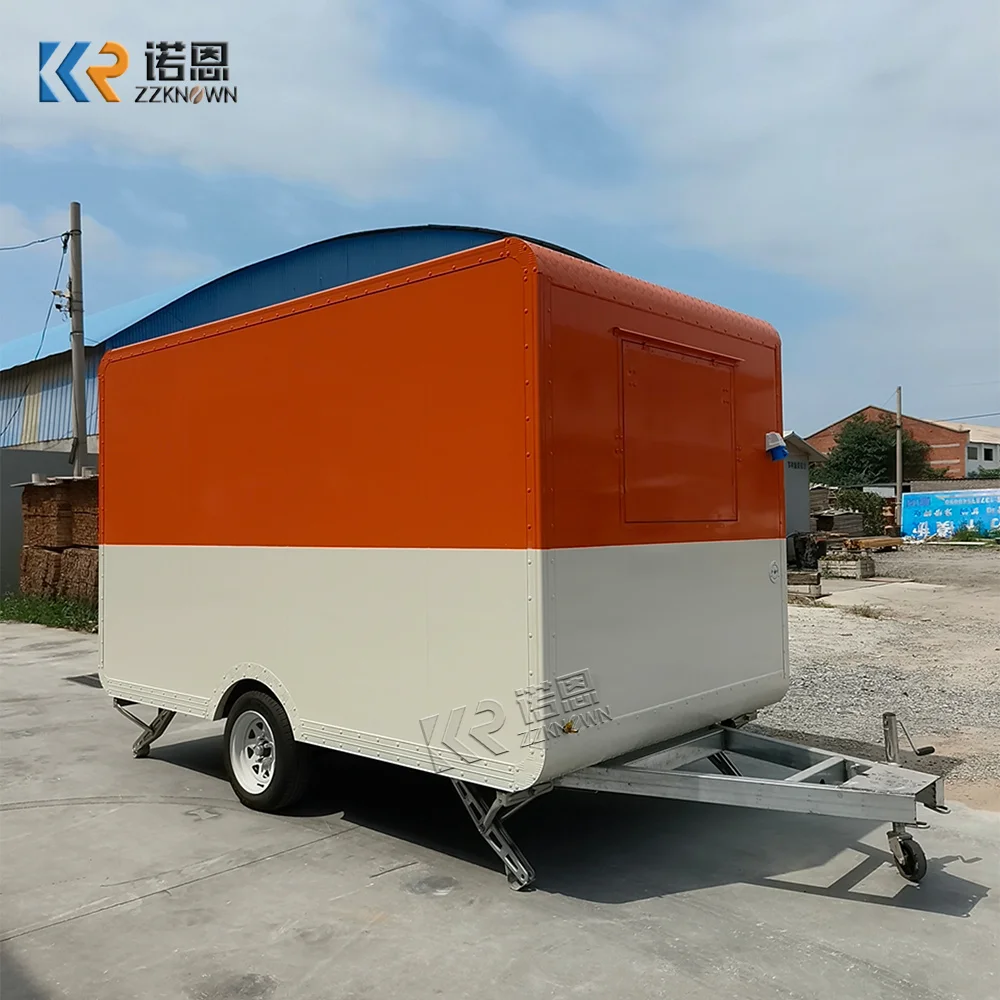 Customized Fully Equipped Mobile Restaurant Popcorn Concession Trailers Street Food Trailer Catering Food Truck for Sale