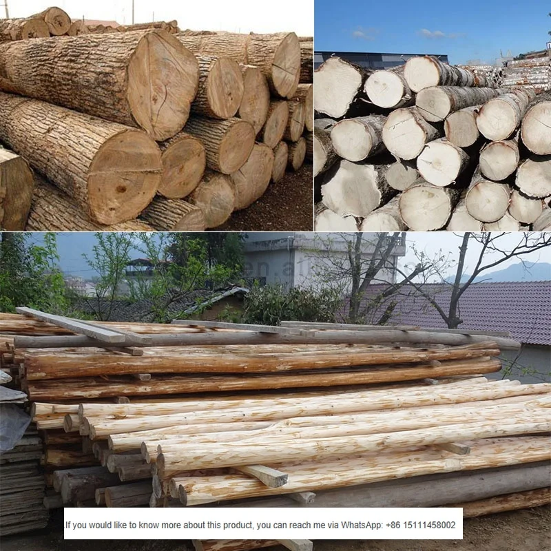 Automation Tree Bark Wooden Log Peeler Debarker Stripping Machine