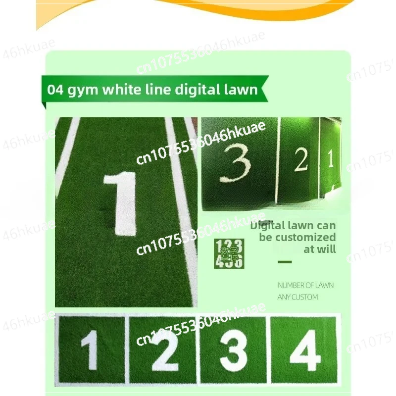 

Коммерческий искусственный газон для тренажерного зала, нескользящий коврик из искусственной травы для зоны фитнеса и тренировок