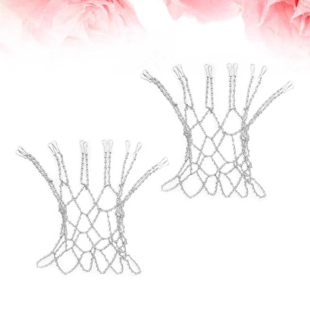 

2 Pcs Iron Chain Basketball Net Professional Standard Heavy Duty Basketball Goal Net Replacement Basketball Net