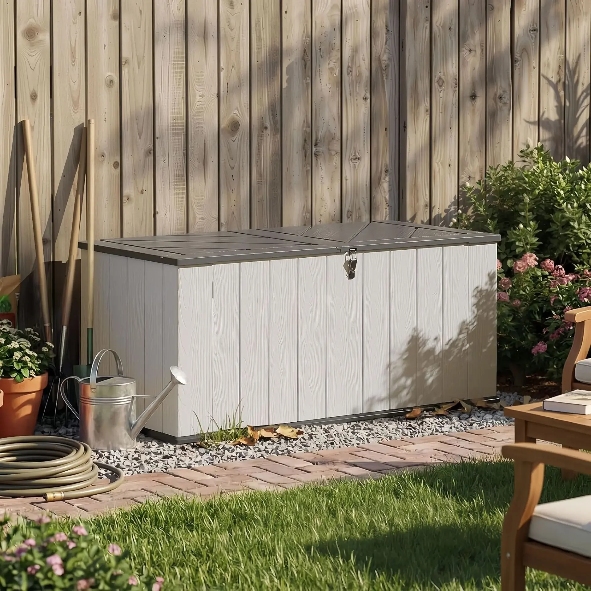 Outdoor Garden Plastic Storage Cabinet Shoe Cabinet Wardrobe Large Capacity Upturn Door Drawer Locker Locker Locker
