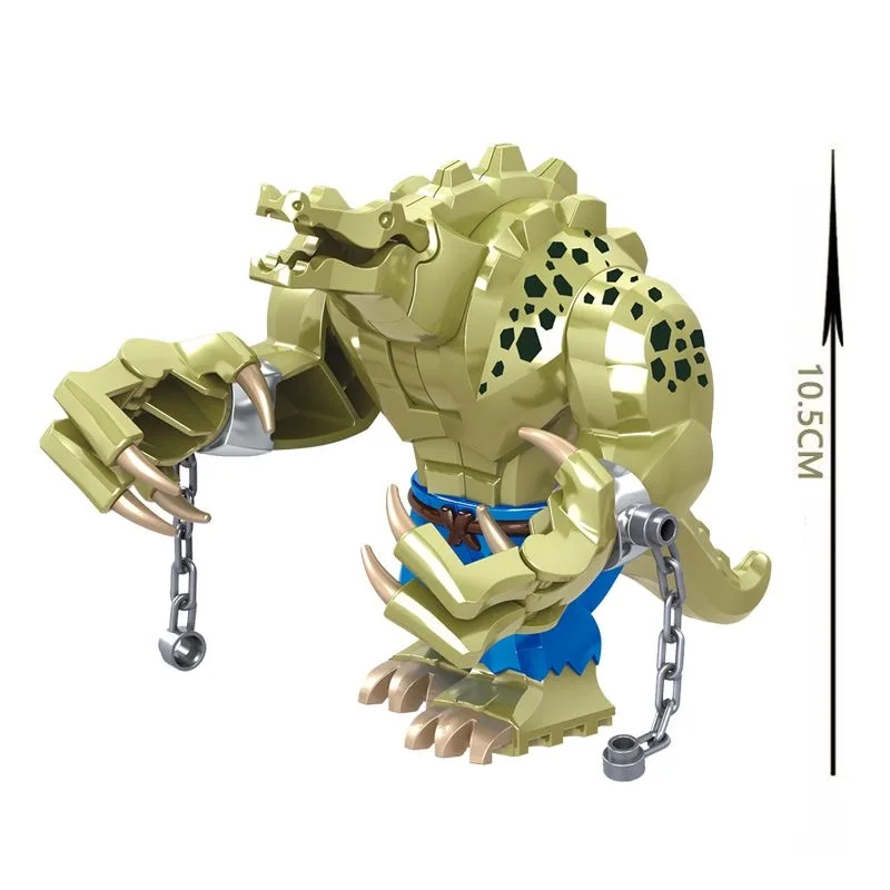 Mini Bricks Movie Series Killer Croc Action Figures Waylon Jones Doll Assemble Building Blocks MOC for Children Toys