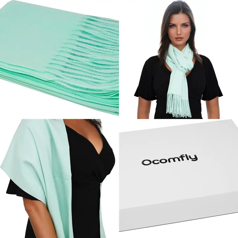 

Роскошная женская шаль из 100% пашмины — мягкий и теплый шарф премиум-класса — в подарочной упаковке