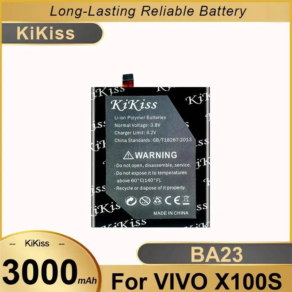

BA23 Mobile Phone Battery 3000Mah For Vivo X100S Lightweight High Capacity