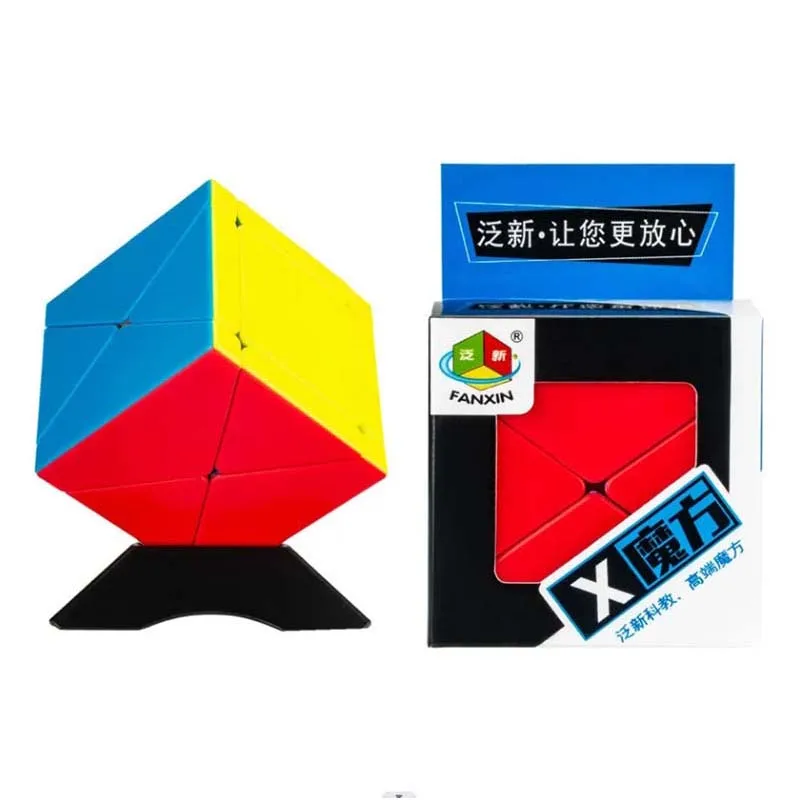Fanxin mainan Puzzle profesional, mainan Puzzle 2X2 x kubus ajaib untuk hadiah anak-anak, mainan Cubo Magico