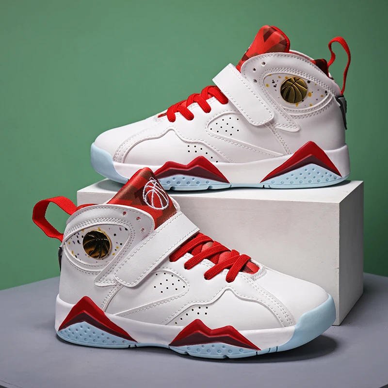 

Boys' Sneakers School Anti Slip Autumn Children's Running Shoes Rubber Soles Leather Sneakers
