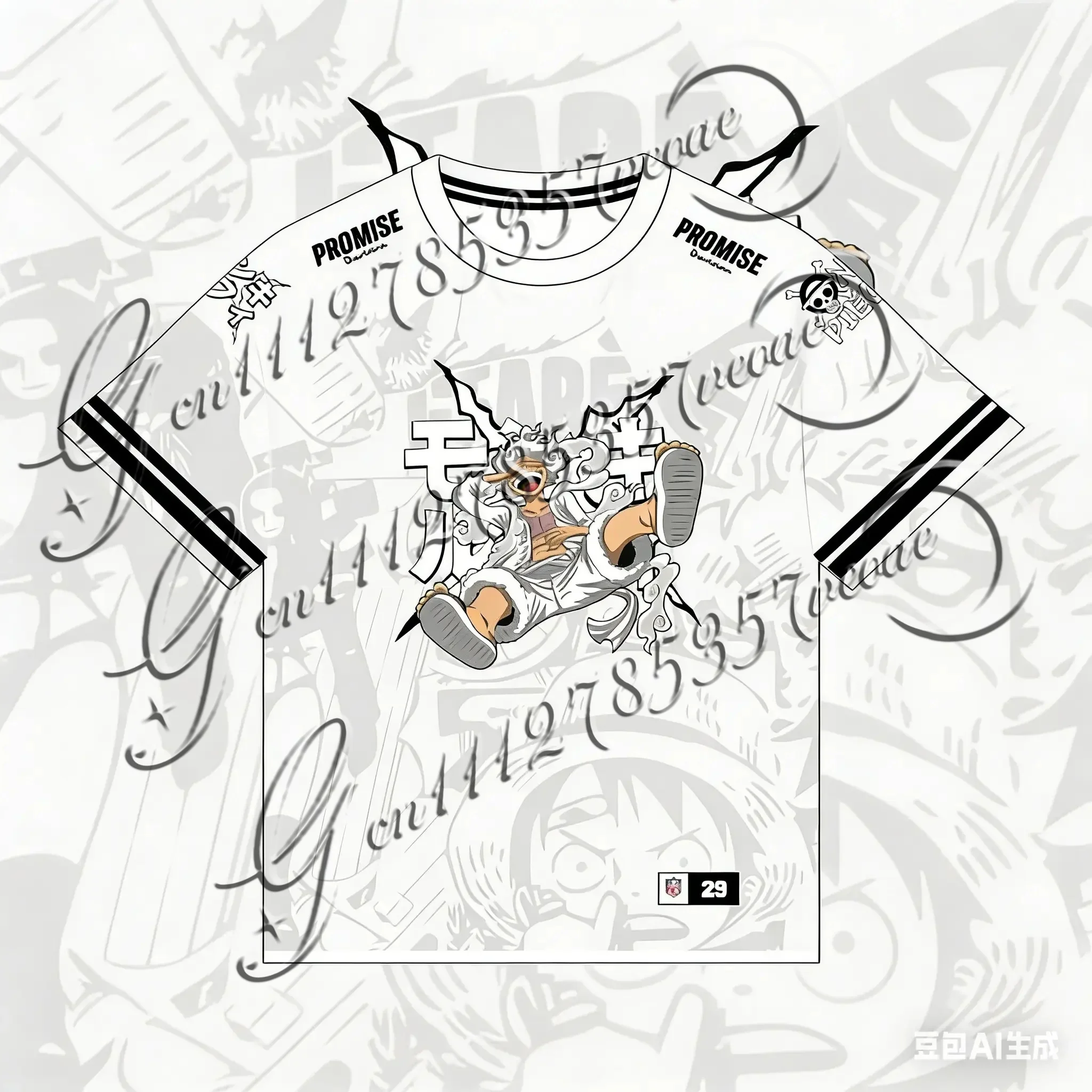 One Piece Polo Tshi…