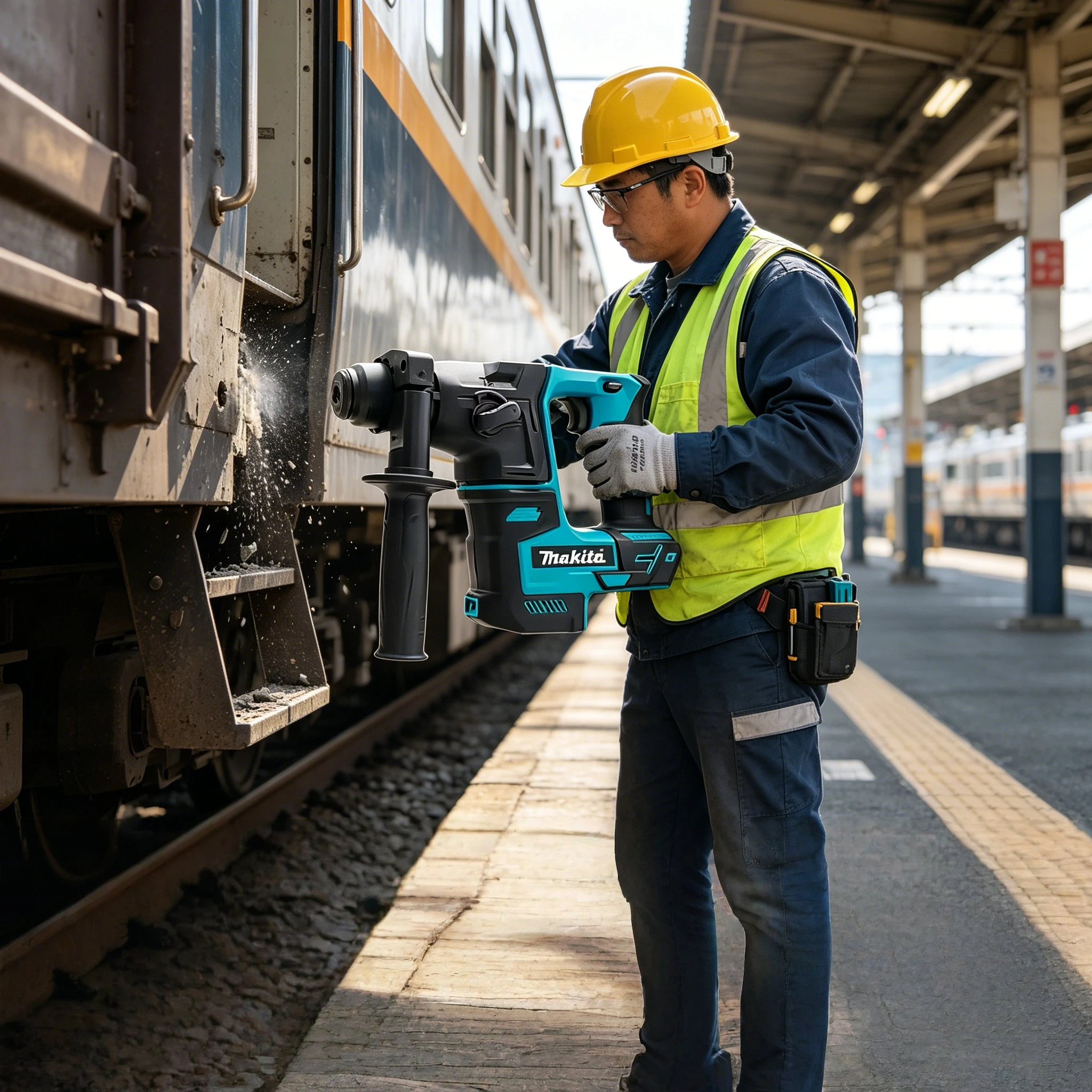 

Makita 140D 18V Brushless Rotary Hammer Drill: High Torque Cordless Drilling & Chiseling Tool(bare unit）