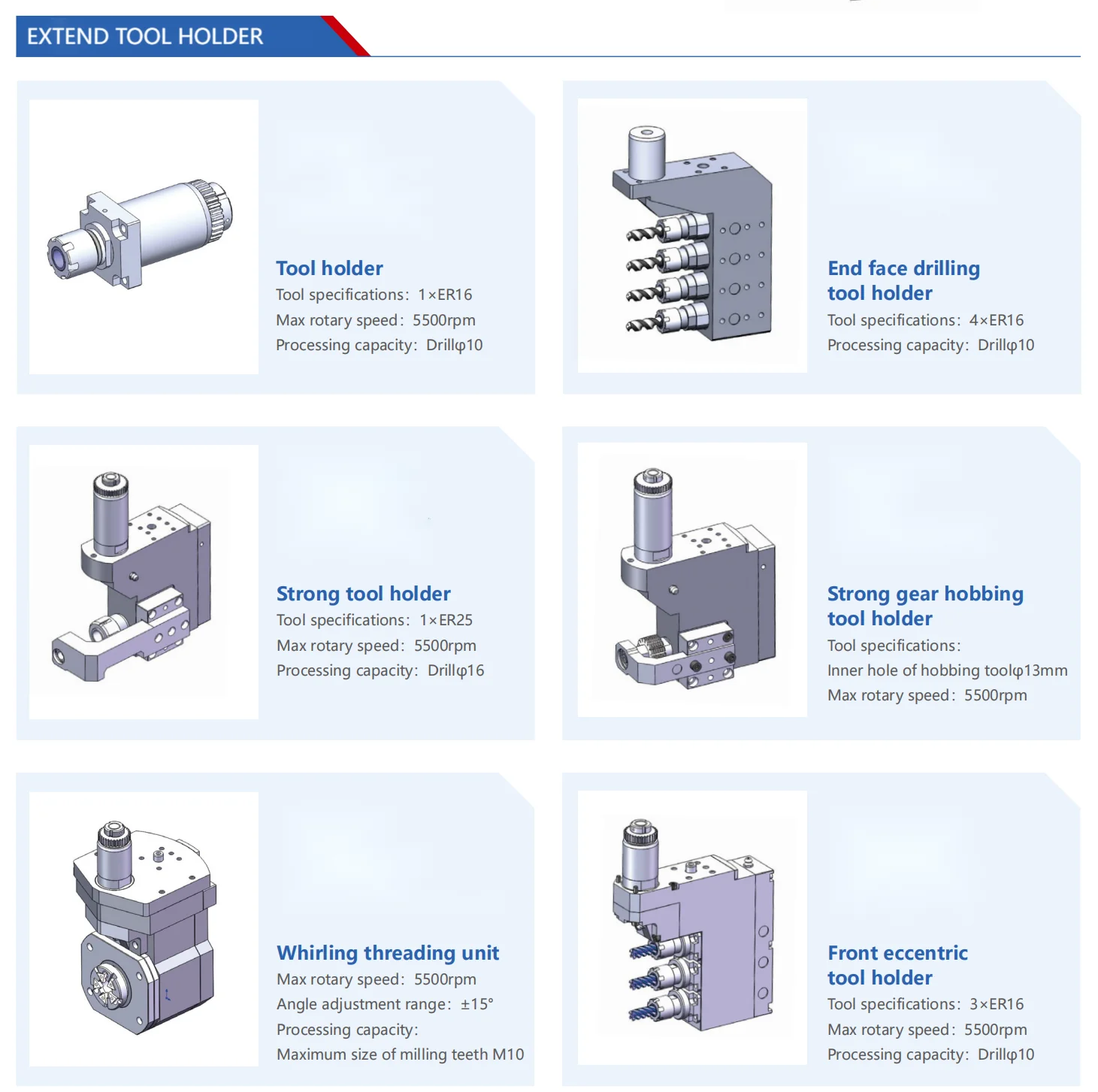 Torno Tipo Suíço para Precision Hining, Fresagem CNC, Alta Qualidade, Slm203