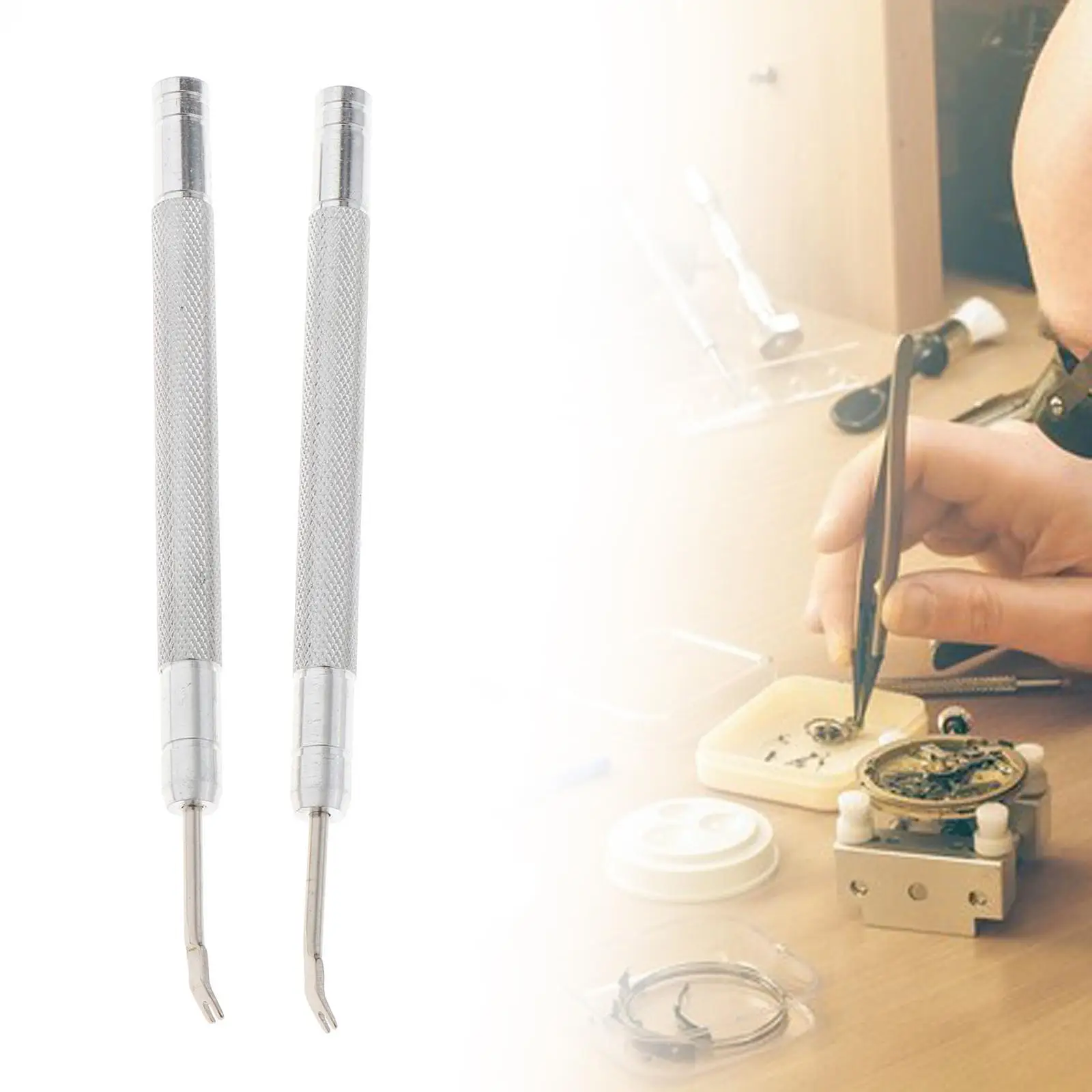 2 Pieces Watch Hand Removal Tools, Watch Hand Removers, Watch Repair Kit Watch Hand Pin Levers, Watchmaker Repair Tool Set