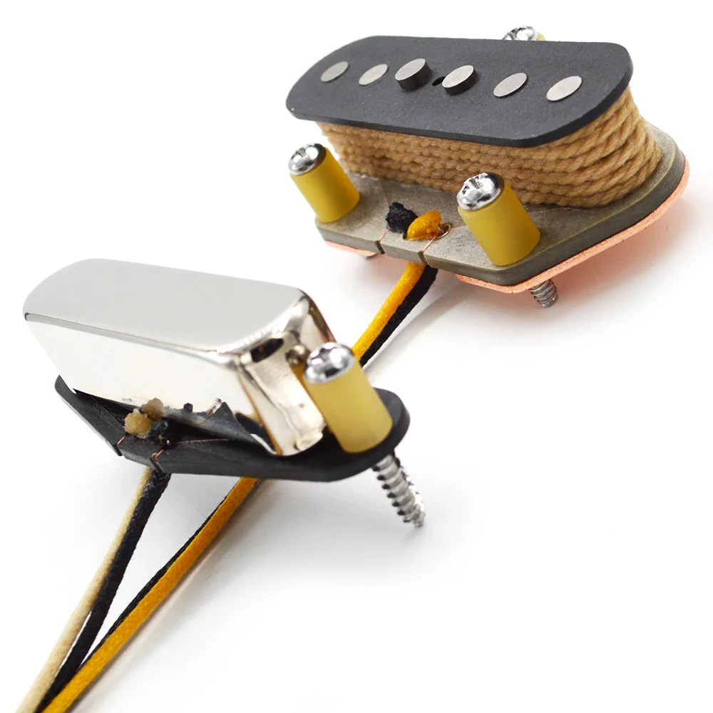 Electric Guitar TL 1964 Set/Bridge Pickup 7.4K 9.4K 60S Hot Classics Alnico 3 Magnet Stagger Pole/Flat Pole