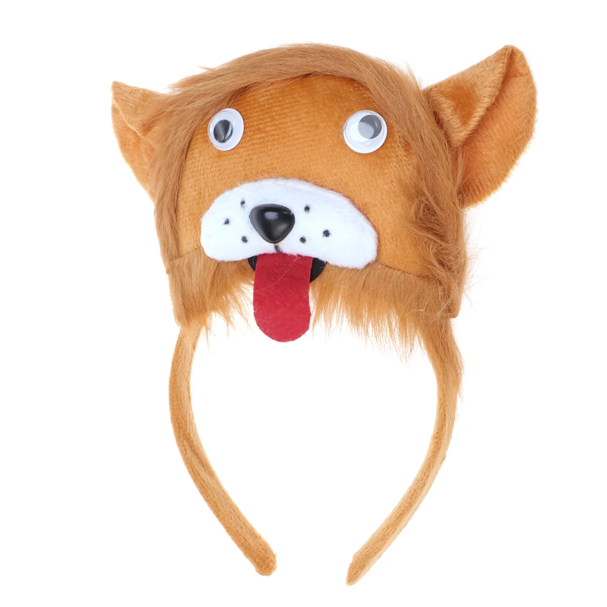 3Pcs Kids Animal Costume Set Stretchy Headband with Tail and Tie Fun Party Favors for Children Birthday Event Decor