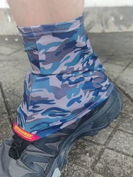 Trail Running Shoes Gaiter, Lightweight and Breathable, Blue Camo