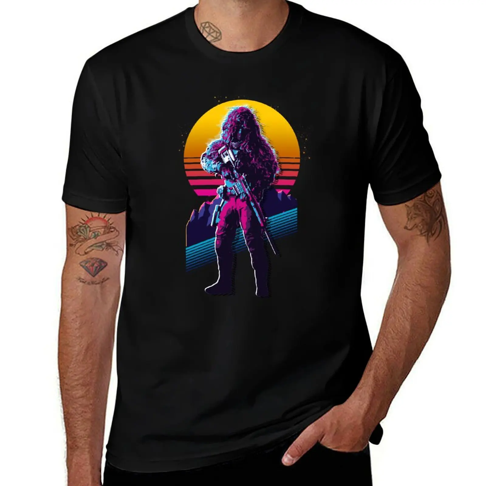 Battlefield 2042 - Casper *80s retro* T-Shirt Breathable Mesh Panel T-Shirt