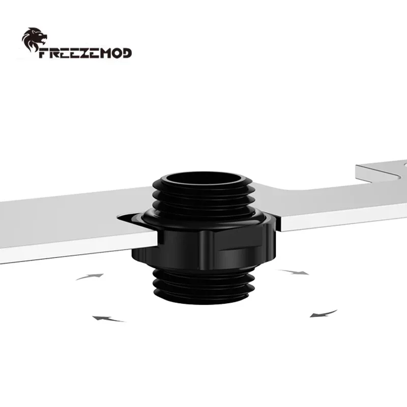 

FREEZEMOD GDS-D10 Охлаждающий соединительный фитинг M-M для ПК, мини-тип Connect PUMP-Res, шестиугольный дизайн, гладкая поверхность, 4 цвета
