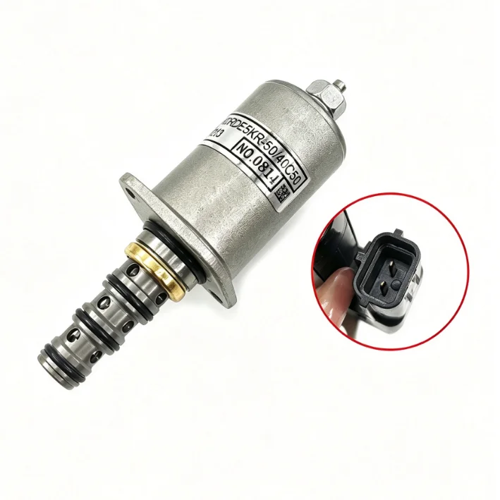 1pc SK250-8 Solenoid Valve 31/40C50-213 40C50-217 Small-Arm Two Velocity Hydraulic Solenoid Valve For Hydraulic Systems