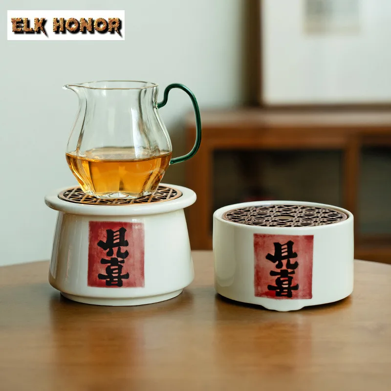 

Ретро трава, дерево, пепел, чай, держатель, подсвечник, нагреватель, плита, чашка правосудия, подставка для чайника, карбоновая печь для кипящей воды, чайные аксессуары