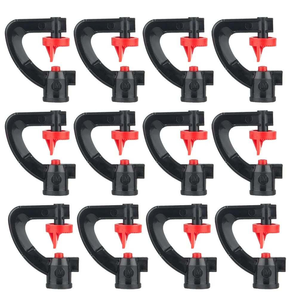 

20Pcs Type Rotating Refraction Sprinkler Garden Irrigation Watering Tool 180 Degree Spray Nozzles for Lawn Agriculture