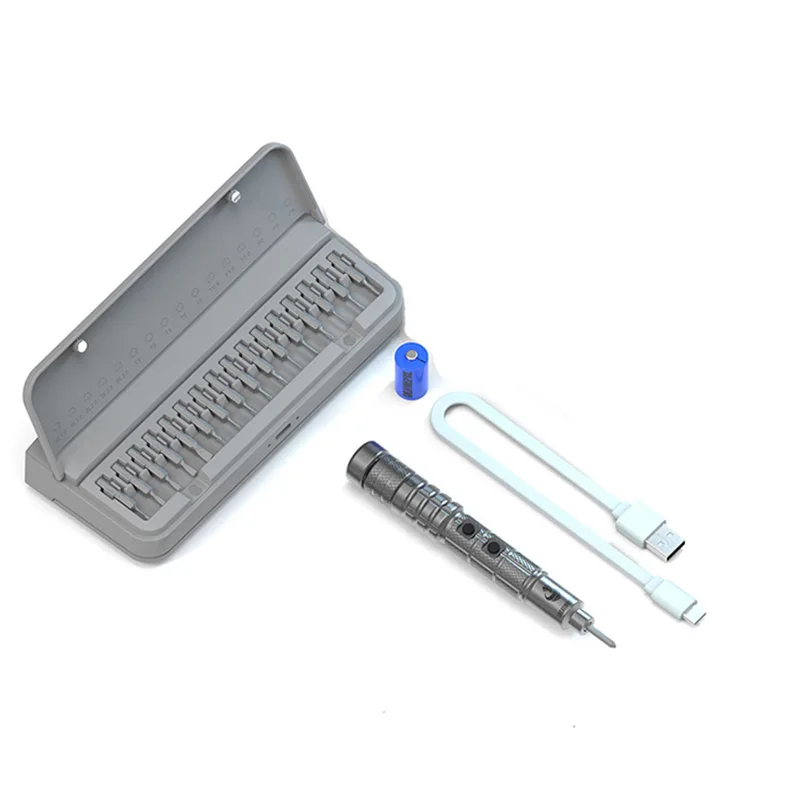USB-Akku-Mini-Elektro-Präzisions-Magnetschraubendreher-Set mit Bits