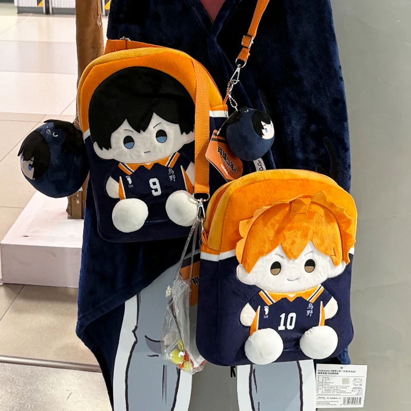 

Оригинальный Haikyuu!! Сумка через плечо Hinata Shoyo Itabag с аниме-персонажами, большая вместительная сумка для хранения и поездок на работу с Тобио Кагеямой