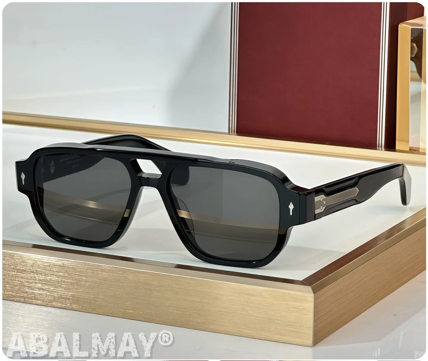 

EVANS Size 55-17 Top Quality Sunglasses for Men Acetate Classic Retro Women Luxury Designer Sunglasses UV400