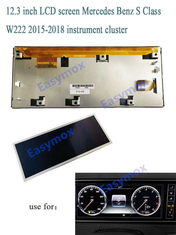 A10035510 12.3 inch LCD screen Mercedes Benz S Class W222 2015-2018 instrument cluster