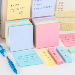 2pcs/set Square Blue Green Color Memo Pad for School Study Office Supplies Stationery Paper Sticky Note Scrapbooking