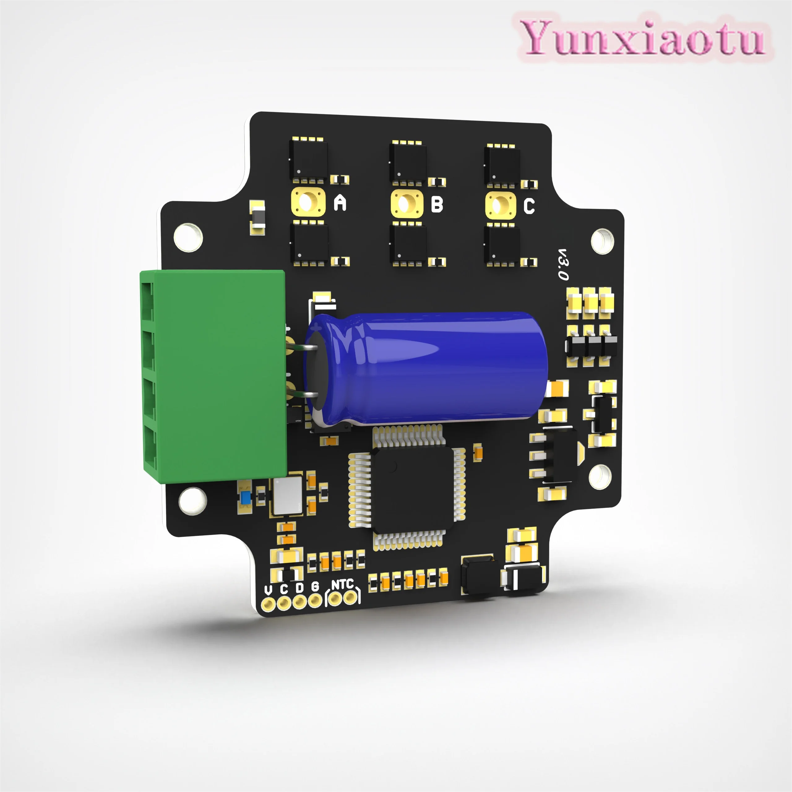 ODRIVE S1 MIT FOC Open Source Brushless Motor Driver, Integrated Low Voltage Servo