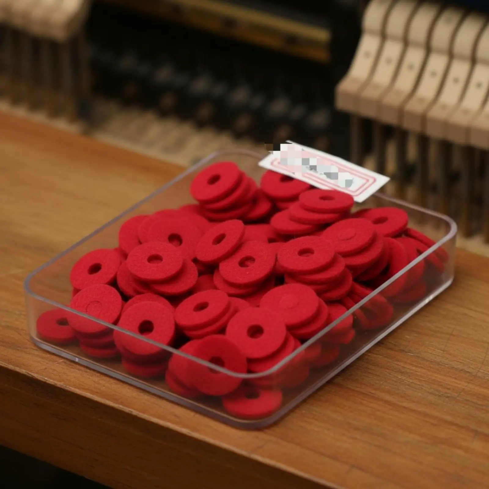 Piano Felt Washer Cushioning Piano Felt Washer Musical Instrument Repair Noise Reduction 90 Pieces