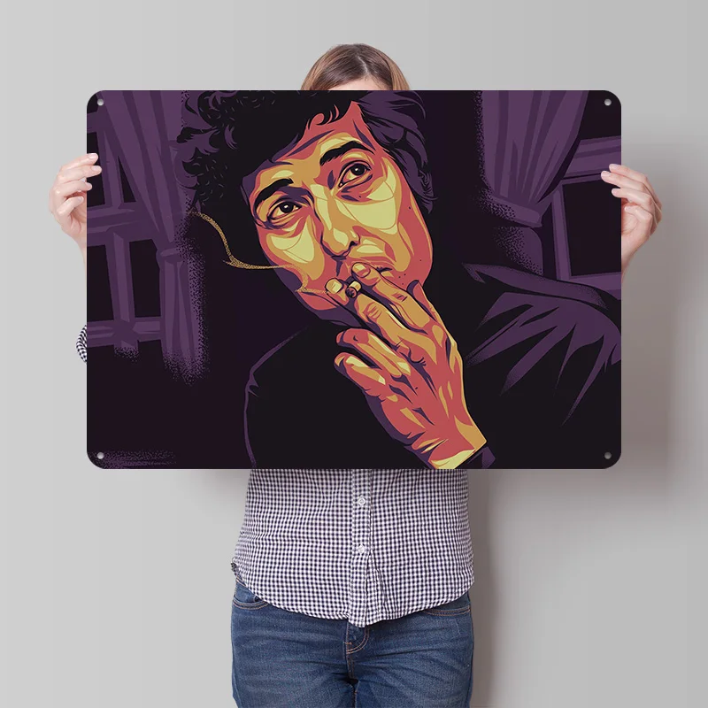 Bob Dylan Metal Poster Perfect Gift for Fans Lovers Personalized Wall Art Metal Sign for Decoration Room Decor Luxury Wand Deko