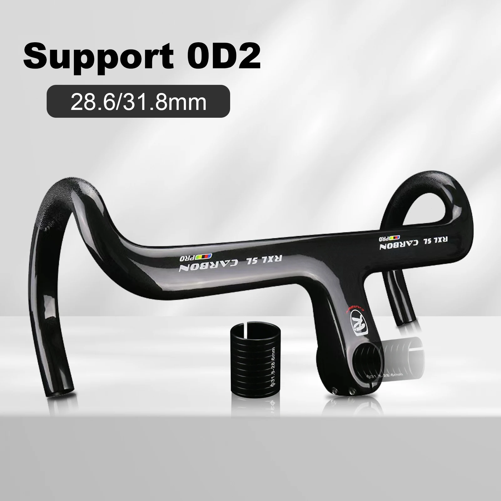 

RXL SL Road Bike Handlebar Full Carbon Integrated Bicycle Handlebar For 28.6/31.8mm With Stem Internal Routing Bike Dropbars