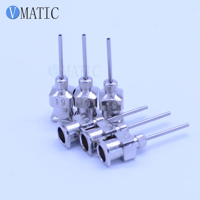 Gratis Verzending 0.5 Inch Tip Lengte 19G Alle Metalen Tips Blunt Rvs 12Pcs Doseren Spuit Naald Tips 1/2 Inch