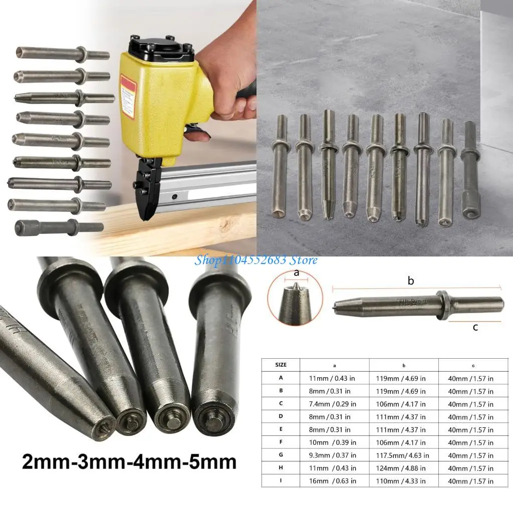 Y6GD Universal Fit Pneumatic Rivet Head Tool for Different Rivet Types Industrial Use