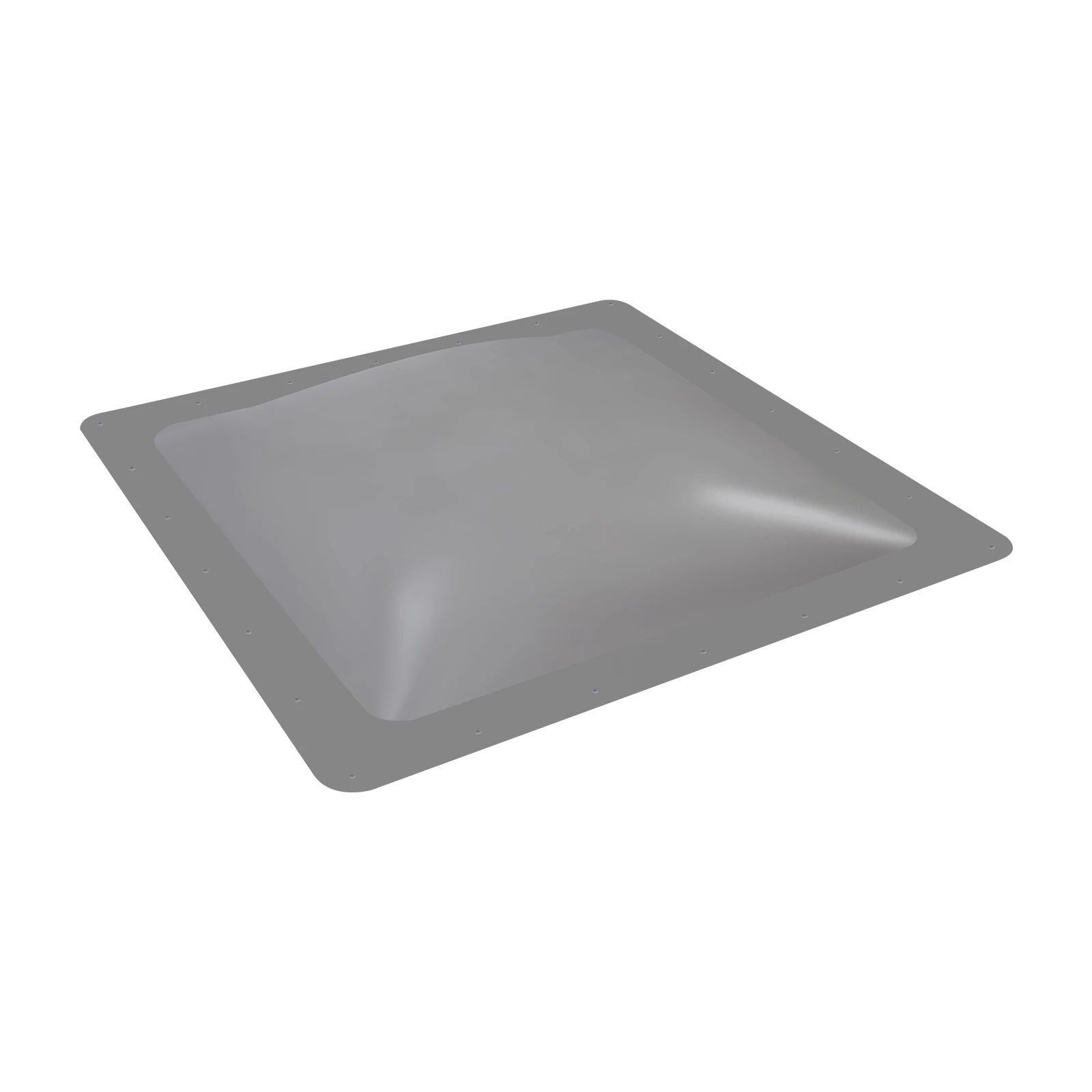 كوة ملونة دخانية، كوة RV، كوة التخييم، قبة خارجية كوة RV، تركيب علوي، نافذة RV عالمية، 26 × 26 بوصة