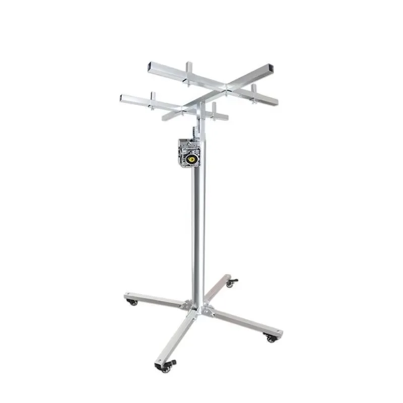 150kg Load Folding Installation Lifter, 3/3.5/4m Air Duct Hoist for Air Conditioner, Wall & Hanging Cabinet Mounting Bracket