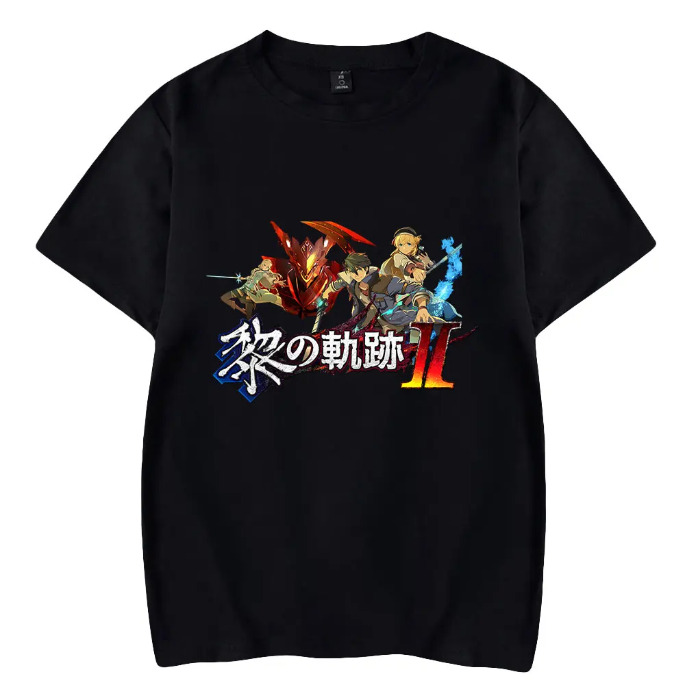 Die Legende der Helden T-Shirt Spiel Crimson Sin Crewneck Kurzarm Männer Frauen T-Shirt Harajuku Streetwear Mode Kleidung