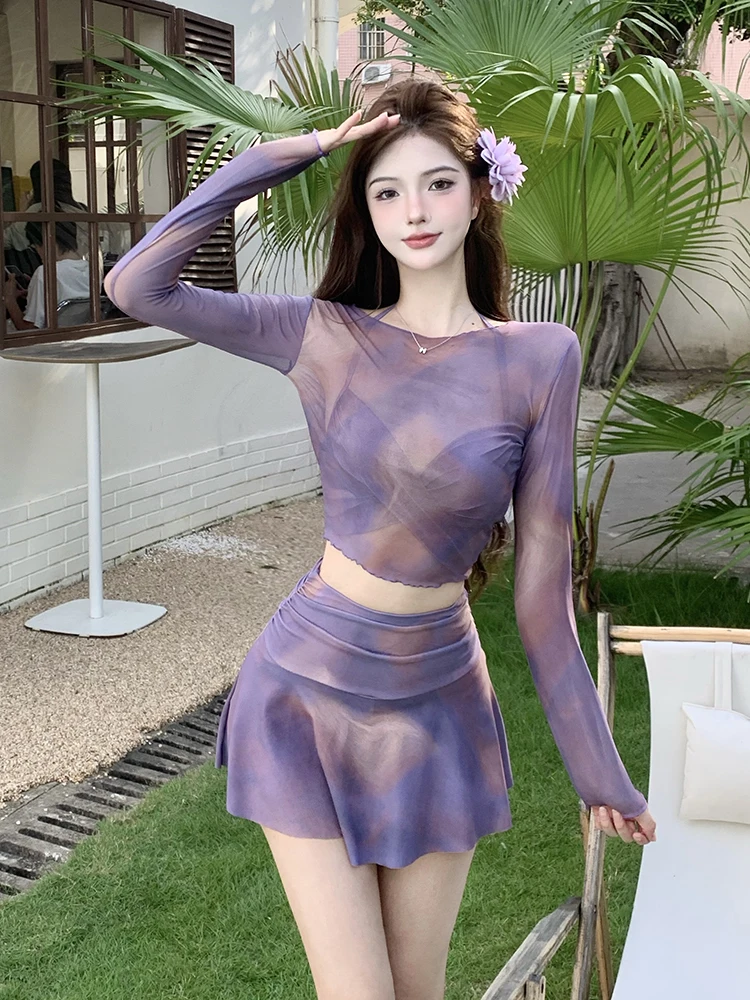 

Women's Bikini Swimsuit 2024 New Sle Date Sexy Pure Desire Hot Spring Bathing Suit Separate High Quali Sensation