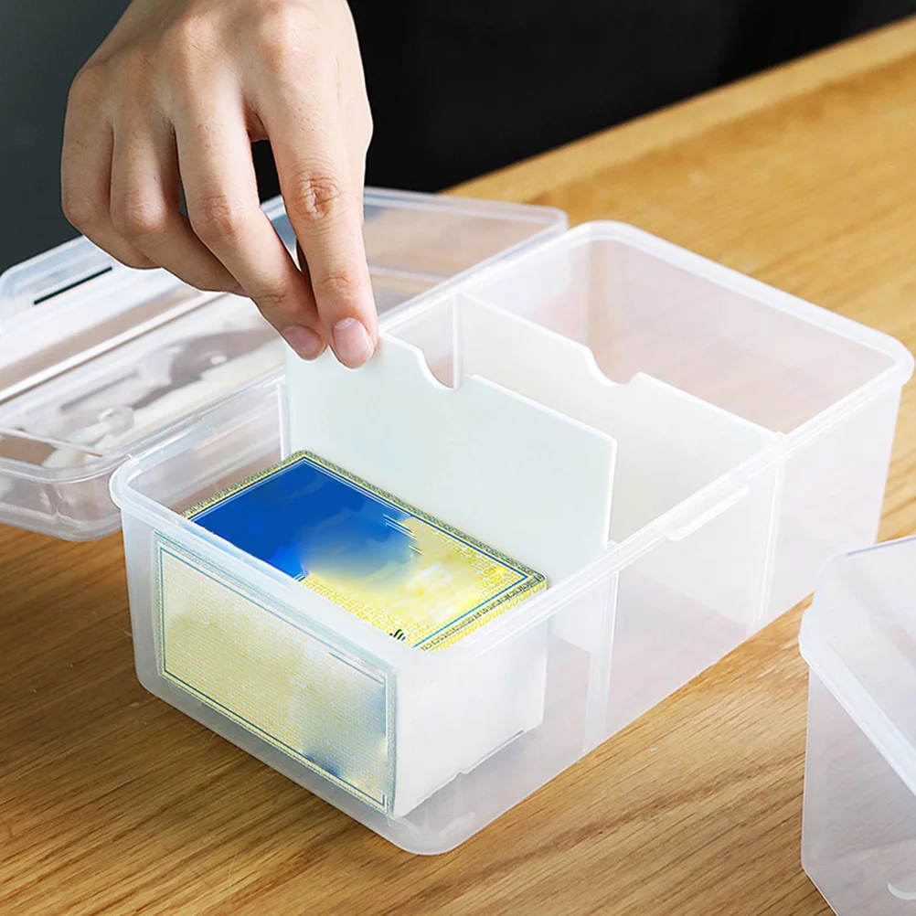 

1Pcs Plastic Medicine Box Transparent Storage Organizer Handle Compartments Family Emergency Case Multipurpose Container Pill
