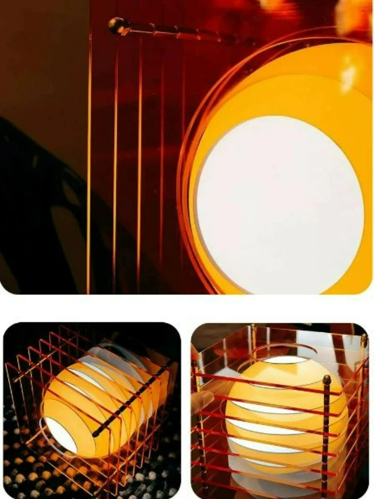 DIY Antique Desktop Luminous Ornament with Thousand Layers of Acrylic Sunset Atmosphere, Home Decoration, Warm Gift