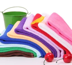 10pcs/lot Home Microfiber Towels For Kitchen Absorbent Thicker Cloth For Cleaning Micro Fiber Wipe Table Kitchen Towel