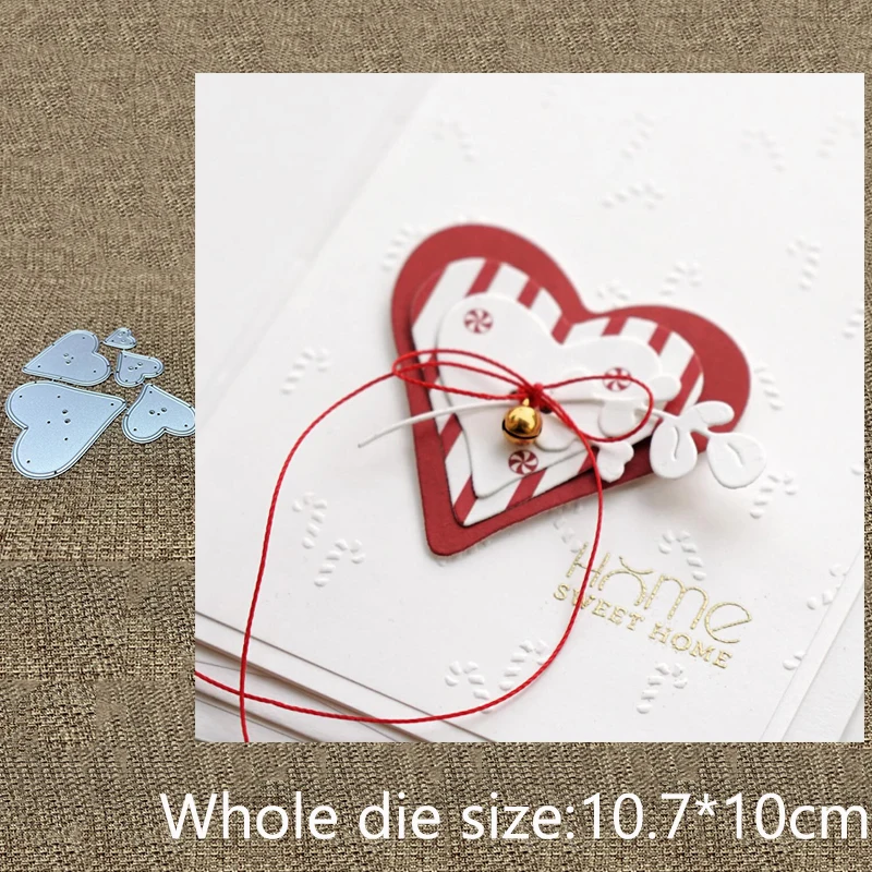 

XLDesign Craft Металлическая форма для трафарета, вырубная штамп, этикетки в форме сердца, украшение для скрапбукинга, высечка для альбома, бумажные карты, ремесло, тиснение